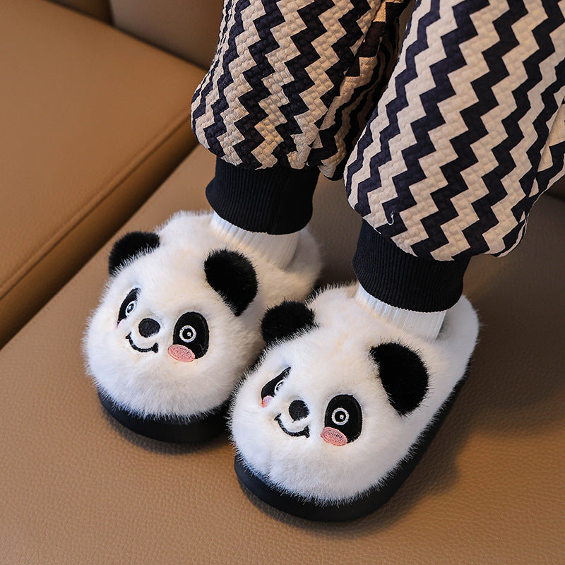Cartoon Plush Cotton Slippers
