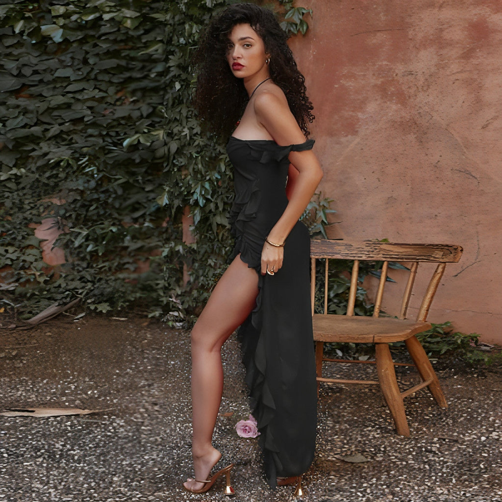 Vestido feminino de verão elegante