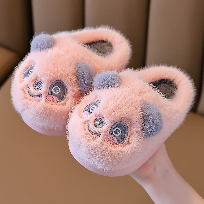 Cartoon Plush Cotton Slippers