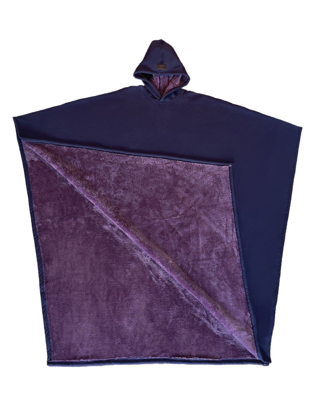 Punk Hooded Wool Cape