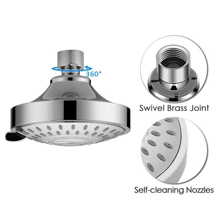 4/5/6 Inch High Pressure Water Saving ABS Shower Head