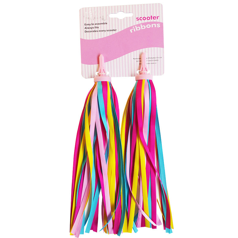 Children's Bicycle Handlebar Streamer Windmill Bell Set