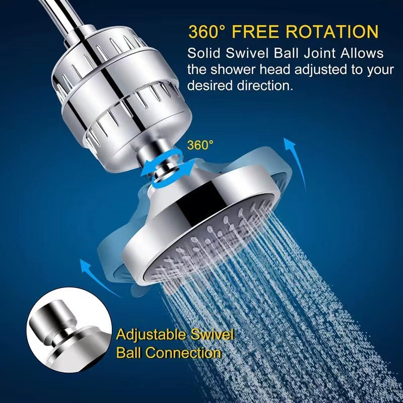 Showerhead set with filter