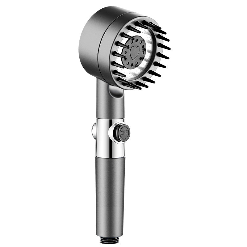 Handheld Shower Head with Filter, Pressure Boosting Massage Spray for Home Bath