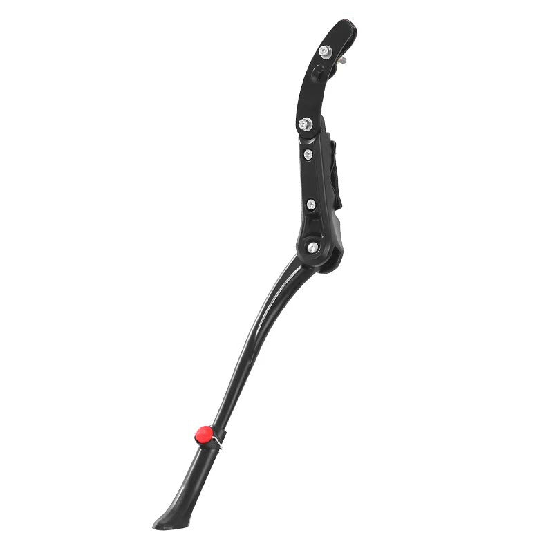 Adjustable Bicycle Side Kickstand Aluminum Alloy Steel Bike Parking Stand for 24-29 Inch Mountain Road Bikes