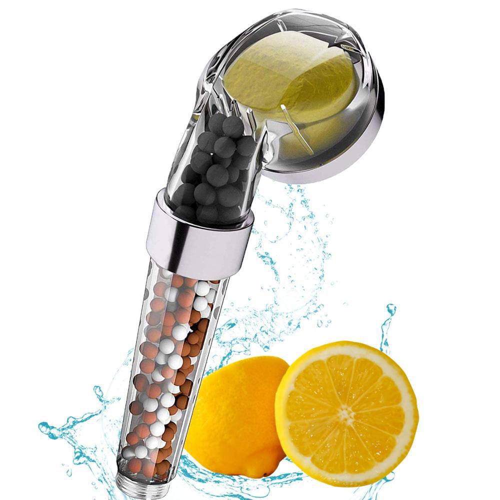 Lemon Aromatherapy Filter Shower Spa Massage Shower Head