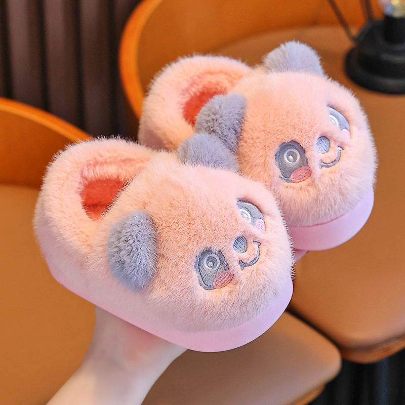 Cartoon Plush Cotton Slippers