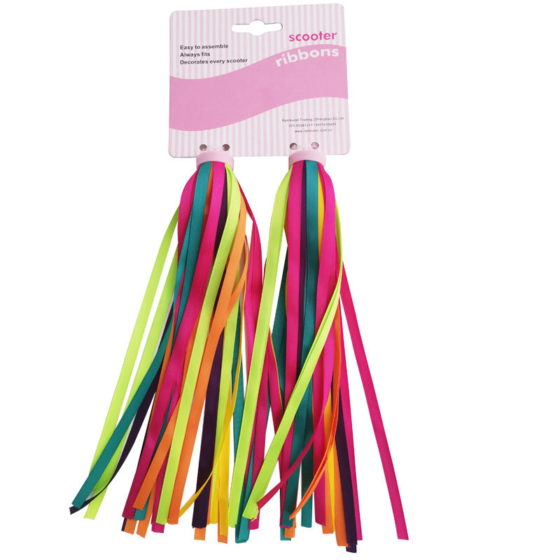 Children's Bicycle Handlebar Streamer Windmill Bell Set