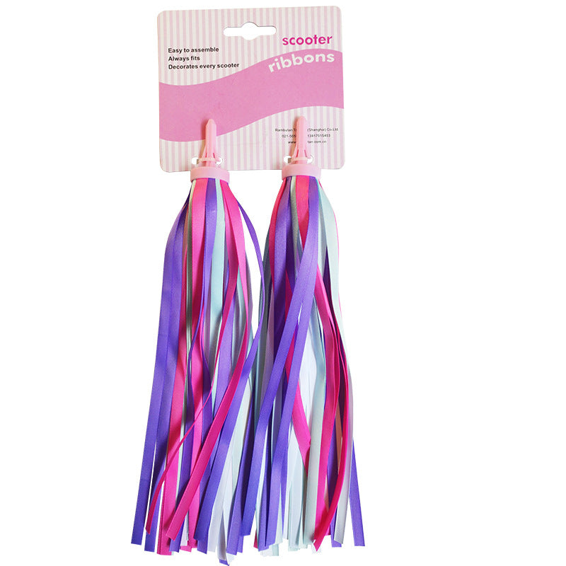 Children's Bicycle Handlebar Streamer Windmill Bell Set