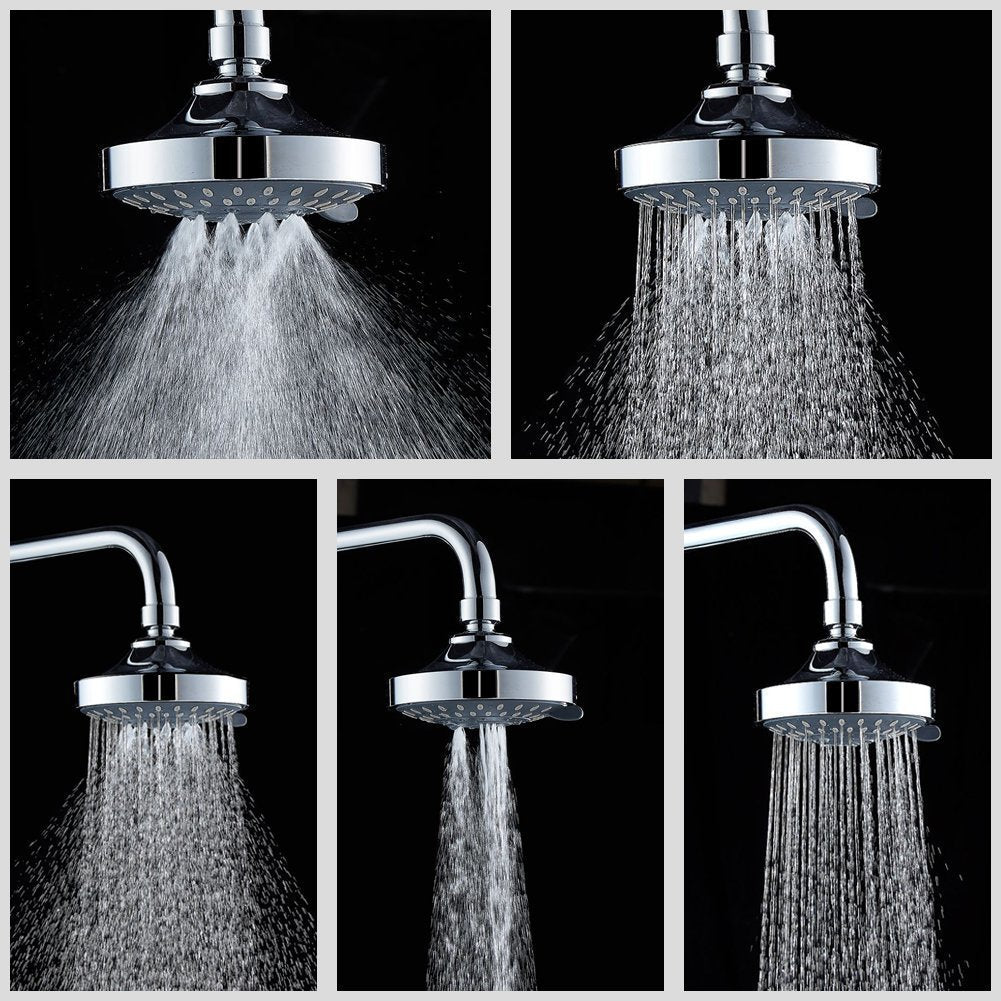 4/5/6 Inch High Pressure Water Saving ABS Shower Head