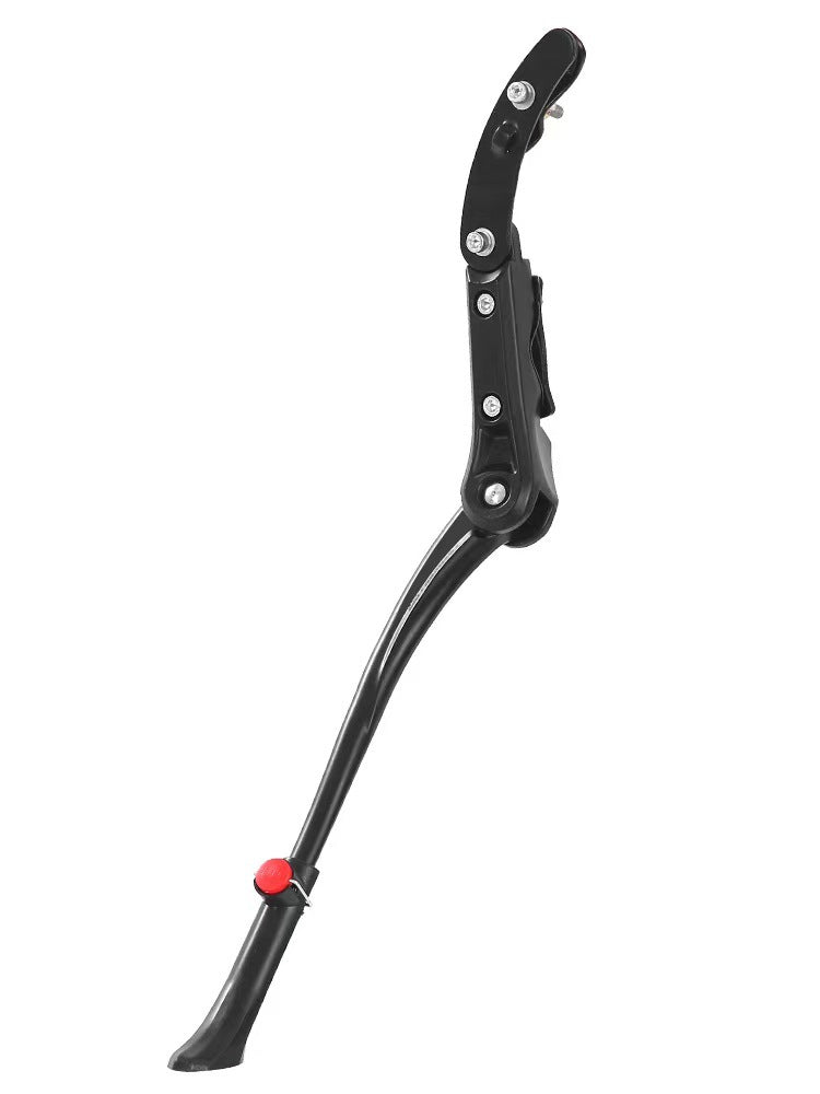 Adjustable Bicycle Side Kickstand Aluminum Alloy Steel Bike Parking Stand for 24-29 Inch Mountain Road Bikes