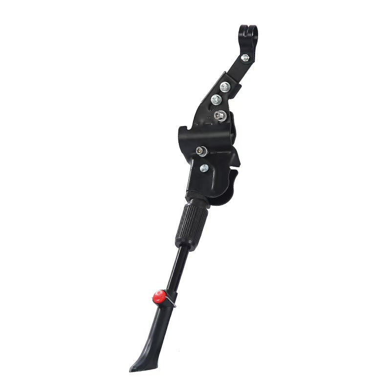 Adjustable Bicycle Side Kickstand Aluminum Alloy Steel Bike Parking Stand for 24-29 Inch Mountain Road Bikes